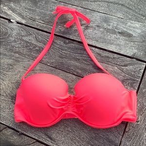 NEW Victoria’s Secret Hot Pink Bandea Swim Top